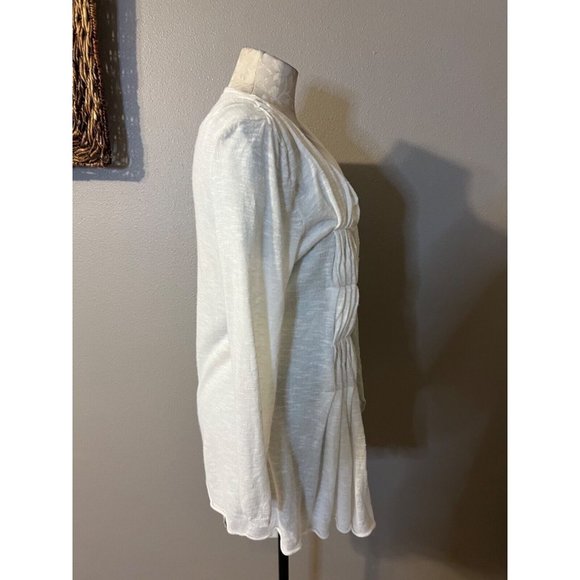 Anthropologie MOTH Cardigan Sweater Medium White - Picture 10 of 12